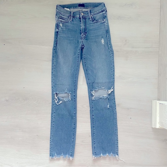 MOTHER Denim - Mother denim the rascal ankle size 25 learning to hula